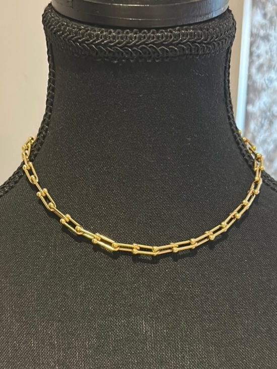 D. Louise Jewelry - Gold Plated Chain Link Necklace